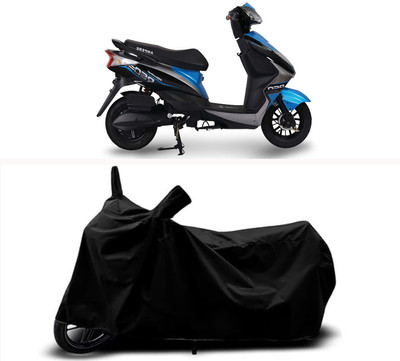RABABLI Waterproof Two Wheeler Cover for Ampere(REO BS6, Black)