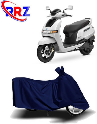 RRZ Two Wheeler Cover for TVS(iQube, Blue)