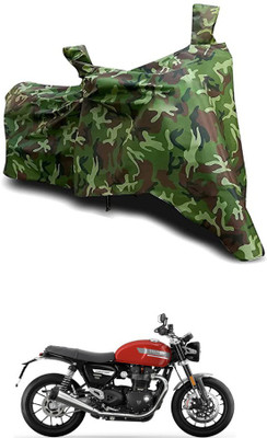 MMSSTAR Waterproof Two Wheeler Cover for Triumph(Speed Twin BS6, Green)