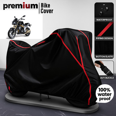 cappy Waterproof Two Wheeler Cover for Mahindra(Mojo UT 300, Black)
