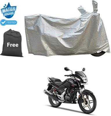 CODOKI Waterproof Two Wheeler Cover for Hero(CBZ, Silver)