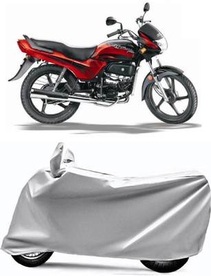 V VINTON Two Wheeler Cover for Hero(Passion Plus, Grey)