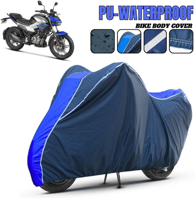 HILLSTAR Waterproof Two Wheeler Cover for Hero(Xtreme, Blue, White)