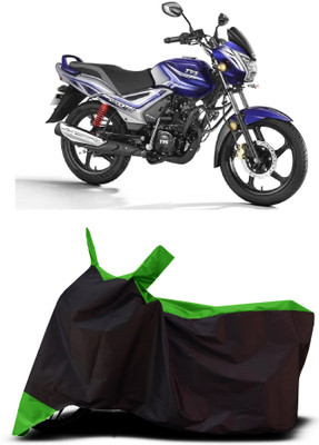 VESMEI Two Wheeler Cover for TVS(Star Euro, Green)