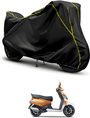 CODOKI Waterproof Two Wheeler Cover for Mahindra(Gusto, Black, Black)