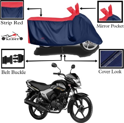 KEDIT Two Wheeler Cover for Universal For Bike(Saluto, Red, Blue)