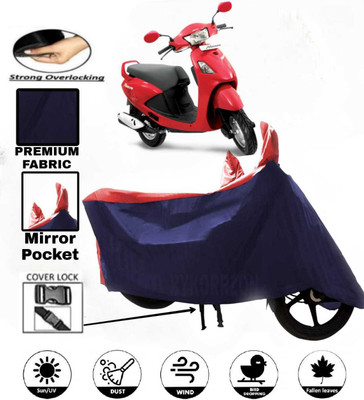 AutoGalaxy Waterproof Two Wheeler Cover for Hero(Pleasure, Red)