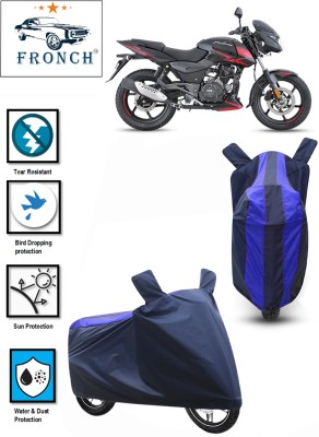 FRONCH Waterproof Two Wheeler Cover for Bajaj(Pulsar 180, Blue)