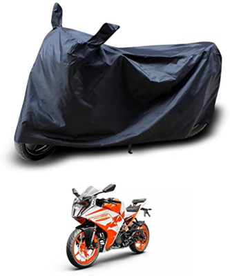 smwzxyu Waterproof Two Wheeler Cover for KTM(RC 125, Black)