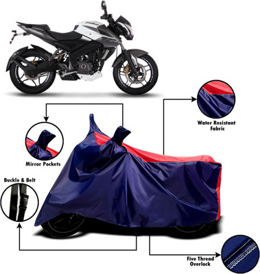 XOCAVO Two Wheeler Cover for Bajaj(Pulsar 200 NS DTS-i, Red, Blue)