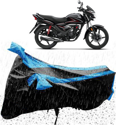 Mdstar Waterproof Two Wheeler Cover for Honda(Shine, Blue)