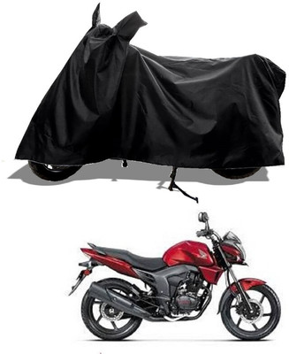 GROFATIK Two Wheeler Cover for Honda(Trigger, Black)