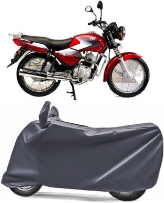 V VINTON Two Wheeler Cover for TVS(Star, Grey)