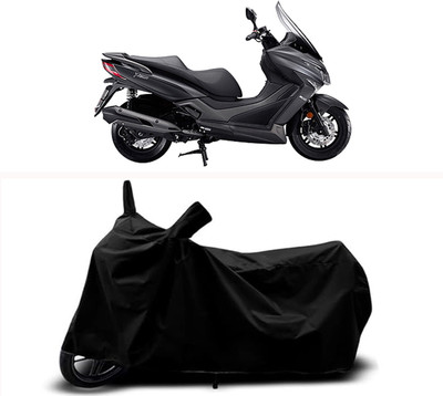 RABABLI Waterproof Two Wheeler Cover for 22Motors(Flow, Black)