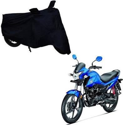 RAAMKM Waterproof Two Wheeler Cover for Hero, Honda(CB 400, Black)