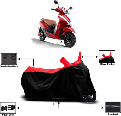 Amexride Two Wheeler Cover for Ampere(Magnus, Red)