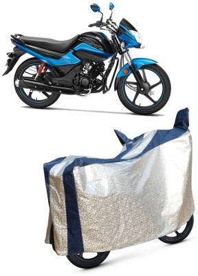 FAMEXON Waterproof Two Wheeler Cover for Hero(Splendor I Smart, Silver)