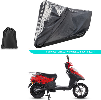 GOSHIV-car and bike accessories Two Wheeler Cover for Hero(Electric Flash BS6, Grey)