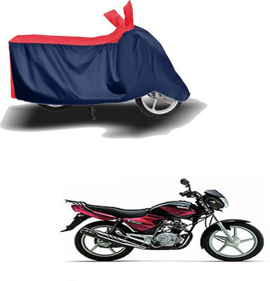 DeepShakshi AUTOMOTIVE Two Wheeler Cover for Yamaha(YBR 110, Red, Blue)