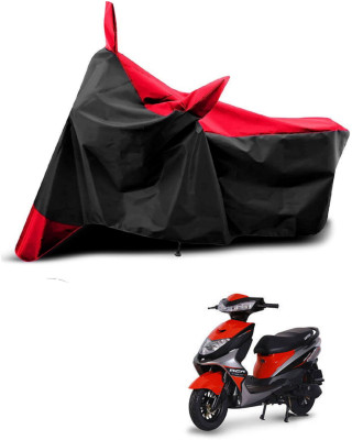 KEDIT Two Wheeler Cover for Ampere(Zeal, Red, Black)