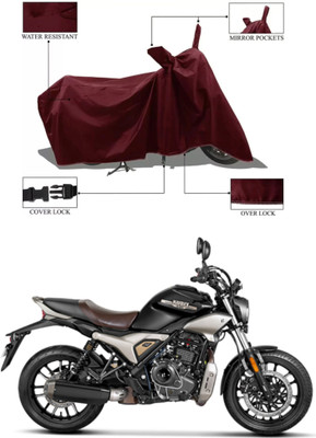 RAQTRO Two Wheeler Cover for Hero(Maroon)