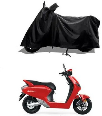 Tritika Waterproof Two Wheeler Cover for Bounce(Infinity E1, Black)