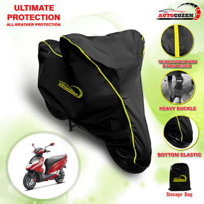AUTOCOZEN Waterproof Two Wheeler Cover for Hero(Dare BS6, Black)