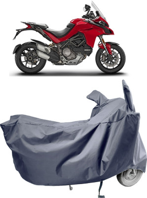 Amexride Two Wheeler Cover for Ducati(Multistrada 1260, Grey)