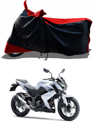 DeepShakshi AUTOMOTIVE Waterproof Two Wheeler Cover for Kawasaki(Z250, Red)