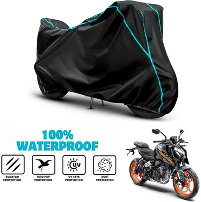 ANTHUB Waterproof Two Wheeler Cover for KTM(250 Duke, Black)