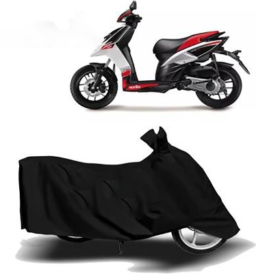 Mdstar Waterproof Two Wheeler Cover for Aprilia(SR 150, Black)