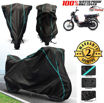 Car Styling Waterproof Two Wheeler Cover for TVS(XL 100, Black)