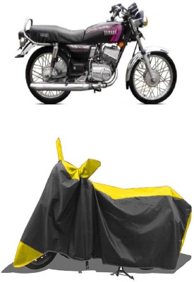 SUGASHRI Waterproof Two Wheeler Cover for Yamaha(RXG, Yellow, Black)