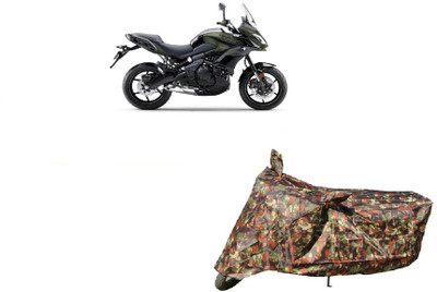 Anlopeproducts Waterproof Two Wheeler Cover for Kawasaki(Versys 650 BS6, Red)