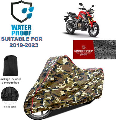 GOSHIV-car and bike accessories Waterproof Two Wheeler Cover for Honda(Yellow)