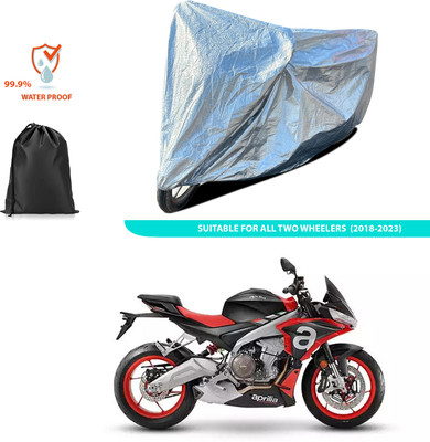 CODOKI Waterproof Two Wheeler Cover for Aprilia(Silver)