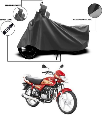 DeepShakshi AUTOMOTIVE Two Wheeler Cover for Hero(HF Deluxe, Grey)