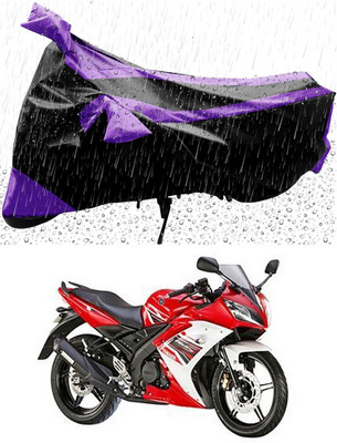 MWBB Waterproof Two Wheeler Cover for Yamaha(YZF R15S, Black)