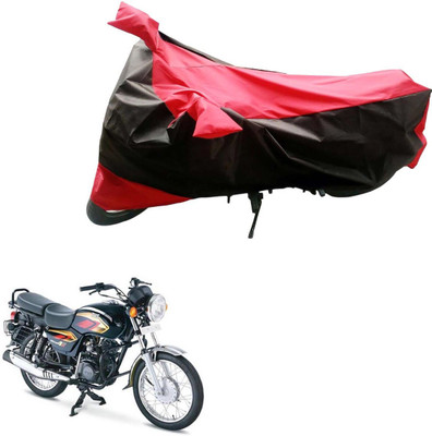 MWBB Waterproof Two Wheeler Cover for TVS(Max 4R, Black, Blue)