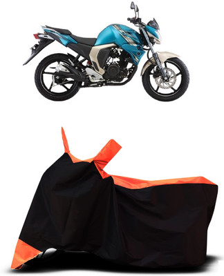 VESMEI Two Wheeler Cover for Yamaha(FZ-S Fi Version 3.0 BS6, Orange)