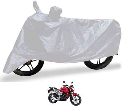 MOCKHE Waterproof Two Wheeler Cover for Yamaha(FZ, Silver)