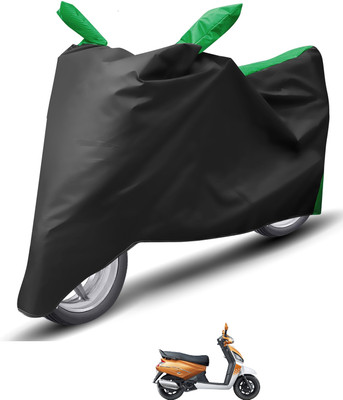 Caronix Waterproof Two Wheeler Cover for Mahindra(Gusto, Green)