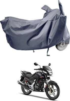Amexride Two Wheeler Cover for Hero(CBZ TYPE 1, Grey)