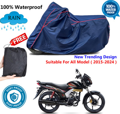 AutoGalaxy Waterproof Two Wheeler Cover for Mahindra(Centuro BS6, Blue, Red)