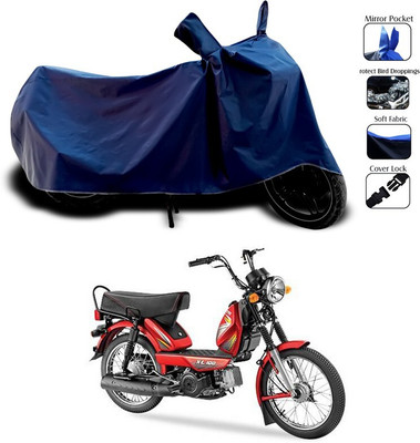 DeepShakshi AUTOMOTIVE Two Wheeler Cover for TVS(Heavy Duty Super XL, Blue)