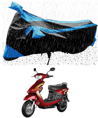 Mdstar Waterproof Two Wheeler Cover for Indus(Yo Spark, Blue, Black)
