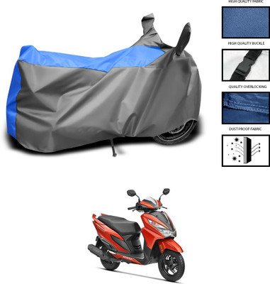 DeepShakshi AUTOMOTIVE Two Wheeler Cover for Honda(Grazia, Grey, Blue)