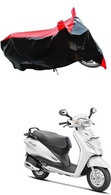 VESMEI Two Wheeler Cover for Hero(Duet LX 110CC BS6, Red)