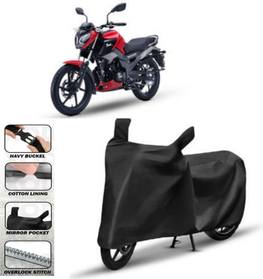 WMIZEXA Waterproof Two Wheeler Cover for Universal For Bike(Black)