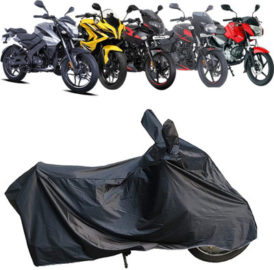 AUTOCAD Waterproof Two Wheeler Cover for Bajaj(Pulsar 125, Black)